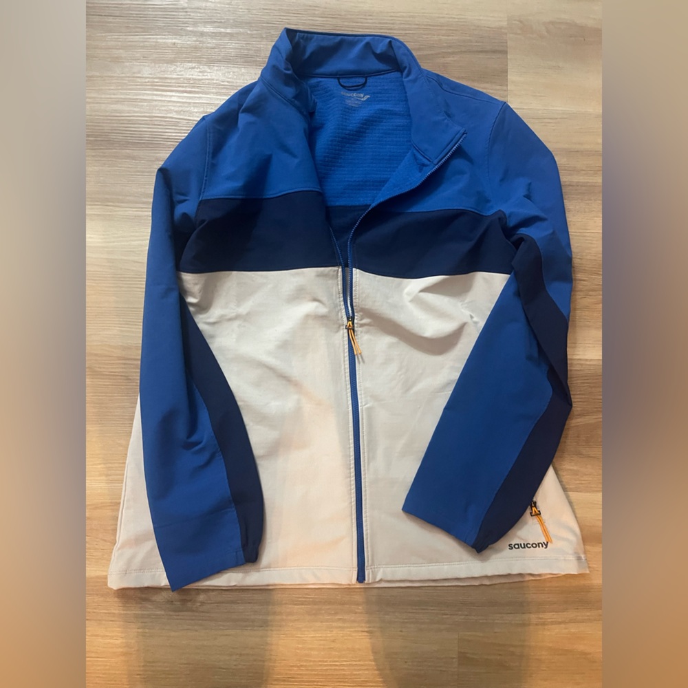 Saucony Blue and Gray Zip-Up Jacket